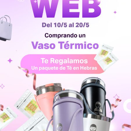VASO TERMICO OH!TEA (CON TÉ OOLONG PREMIUM DE REGALO)